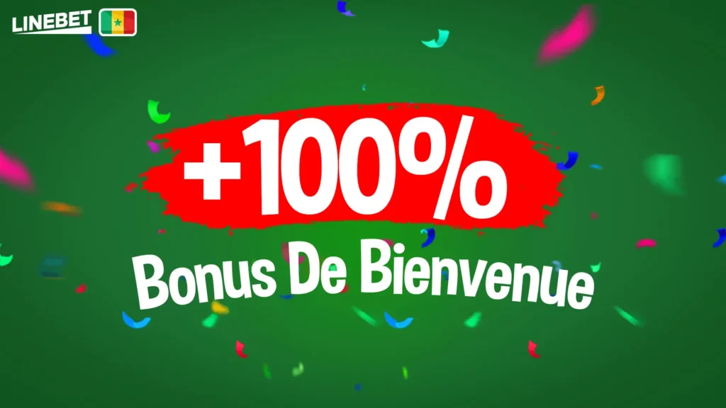 Bonus de bienvenue +100 % jusqu'à 65 000 XOF pour le premier dépôt