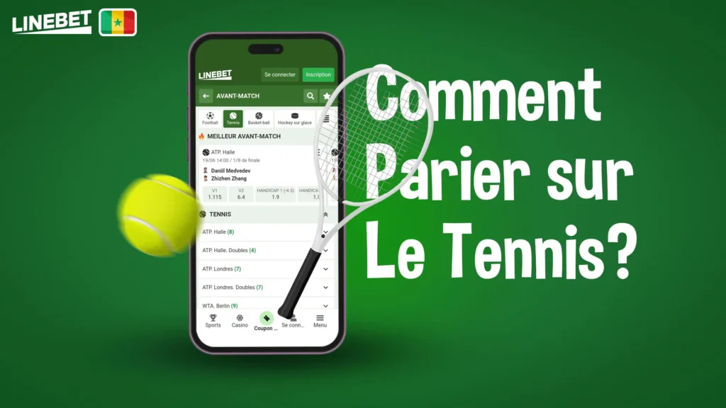 Comment parier sur le tennis sur Linebet ?