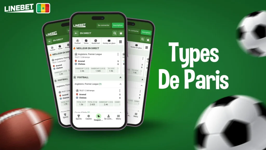 Types de paris