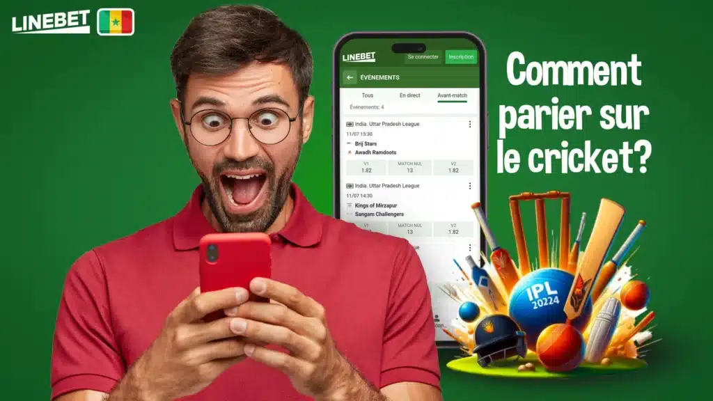 Comment parier sur le cricket sur Linebet ?