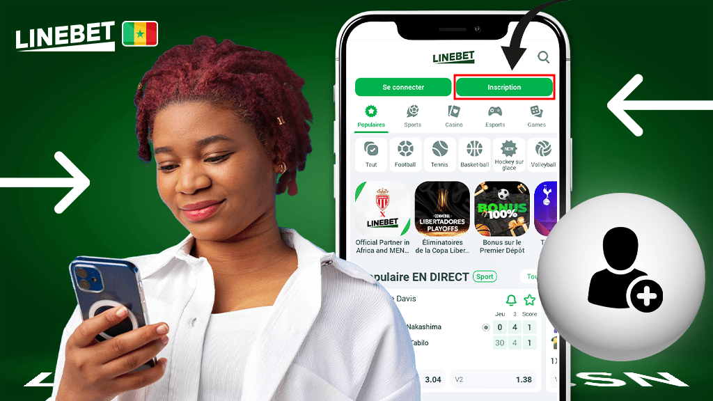 Comment s’inscrire sur Linebet Sénégal ?