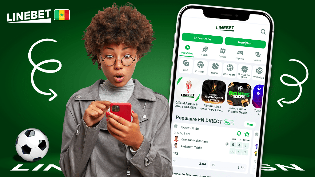 Application mobile Linebet Sénégal